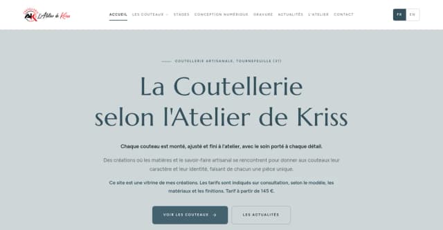 L'Atelier de Kriss — coutellerie à Tournefeuille
